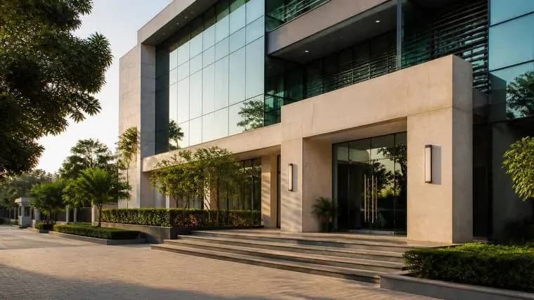 The building housing the Tax Source India office